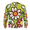 Flowers Fabrics Floral Men s Sweatshirt View2