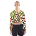Flowers Fabrics Floral Cropped Sweatshirt View2