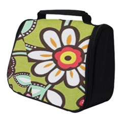Flowers Fabrics Floral Full Print Travel Pouch (Small)