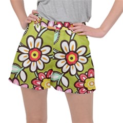 Flowers Fabrics Floral Ripstop Shorts