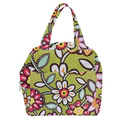 Flowers Fabrics Floral Boxy Hand Bag