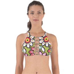 Flowers Fabrics Floral Perfectly Cut Out Bikini Top