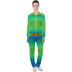 Pattern Colorful Abstract Casual Jacket And Pants Set