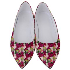 Thurs Pattern  Pink Women s Low Heels by snowwhitegirl