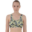Cat and Fishbowl Back Weave Sports Bra View1