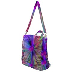 Rays Colorful Laser Ray Light Crossbody Backpack by Bajindul