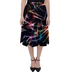 Lights Star Sky Graphic Night Classic Midi Skirt by HermanTelo