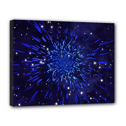 Star Universe Space Starry Sky Canvas 14  X 11  (stretched) by Alisyart