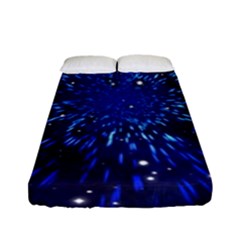 Star Universe Space Starry Sky Fitted Sheet (full/ Double Size) by Alisyart