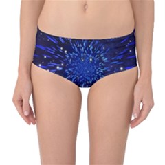 Star Universe Space Starry Sky Mid-waist Bikini Bottoms