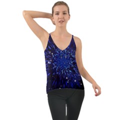 Star Universe Space Starry Sky Chiffon Cami by Alisyart