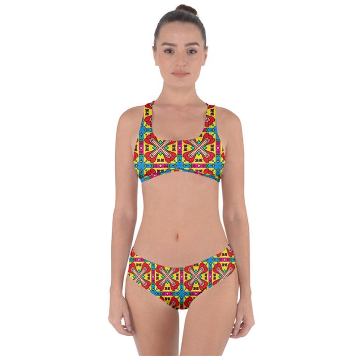 Seamless Criss Cross Bikini Set