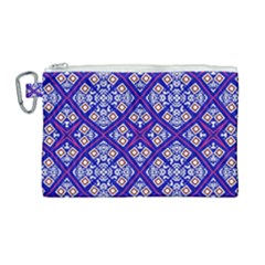 Symmetry Canvas Cosmetic Bag (large) by Sobalvarro