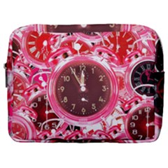 Clock Face 4 Make Up Pouch (large) by impacteesstreetwearten