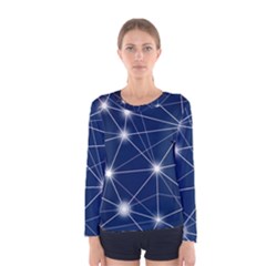 Network Technology Digital Women s Long Sleeve Tee