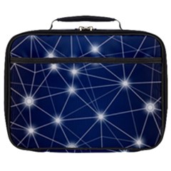 Network Technology Digital Full Print Lunch Bag