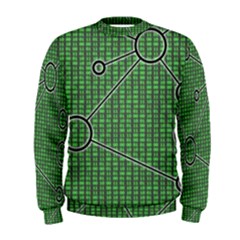Network Communication Technology Men s Sweatshirt by Bajindul