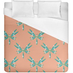Turquoise Dragonfly Insect Paper Duvet Cover (king Size)