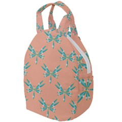 Turquoise Dragonfly Insect Paper Travel Backpacks