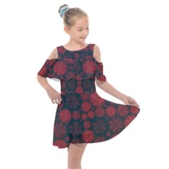 Zappwaits California Kids  Shoulder Cutout Chiffon Dress by zappwaits