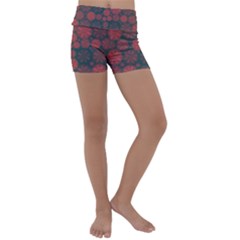 Zappwaits California Kids  Lightweight Velour Yoga Shorts by zappwaits