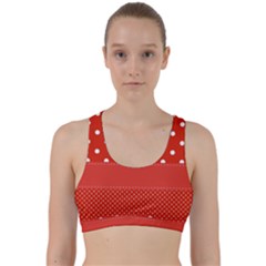 Polka Dots Two Times Back Weave Sports Bra by impacteesstreetwearten
