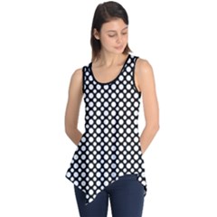 Dot Dots Dotted 2 Black Black Sleeveless Tunic