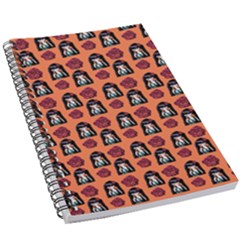 Girl Flower Pattern Apricot 5 5  X 8 5  Notebook by snowwhitegirl