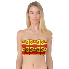 Dont Smoke Bandeau Top by ArtworkByPatrick