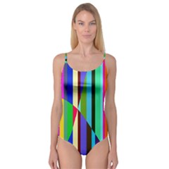 Stripes Interrupted Camisole Leotard  by bloomingvinedesign