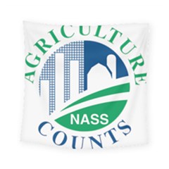 Logo Of Usda National Agricultural Statistical Service Square Tapestry (small) by abbeyz71
