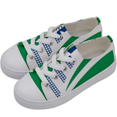 Logo Of Usda National Agricultural Statistical Service Kids  Low Top Canvas Sneakers