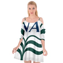 Logo Of Usda National Agricultural Library Cutout Spaghetti Strap Chiffon Dress