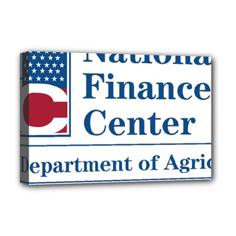 Logo Of Usda National Finance Center Deluxe Canvas 18  X 12  (stretched) by abbeyz71