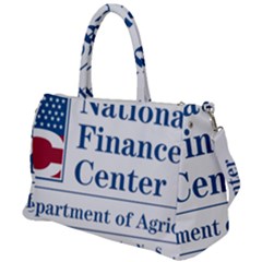 Logo Of Usda National Finance Center Duffel Travel Bag by abbeyz71