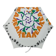 USDA Team Nutrition Logo Mini Folding Umbrellas