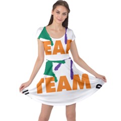 USDA Team Nutrition Logo Cap Sleeve Dress