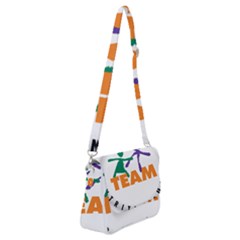 USDA Team Nutrition Logo Shoulder Bag with Back Zipper