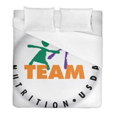 USDA Team Nutrition Logo Duvet Cover (Full/ Double Size)