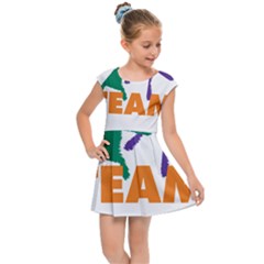 USDA Team Nutrition Logo Kids  Cap Sleeve Dress