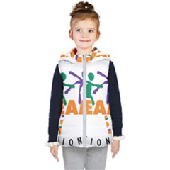 USDA Team Nutrition Logo Kids  Hooded Puffer Vest