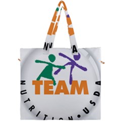 USDA Team Nutrition Logo Canvas Travel Bag