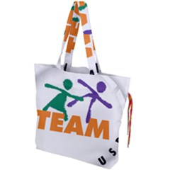 USDA Team Nutrition Logo Drawstring Tote Bag