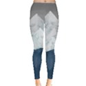 Snow Mountains Sea Sun Landscape Leggings  View1