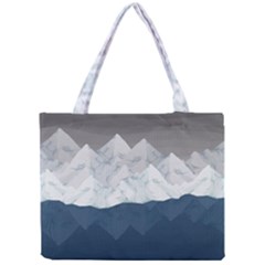 Snow Mountains Sea Sun Landscape Mini Tote Bag