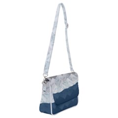 Snow Mountains Sea Sun Landscape Shoulder Bag With Back Zipper by Wegoenart