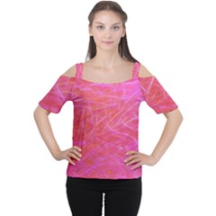 Background Abstract Texture Cutout Shoulder Tee