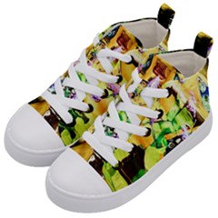 Lilac On A Counter Top 1 Kids  Mid-top Canvas Sneakers by bestdesignintheworld