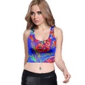 Poppies Racer Back Crop Top View1