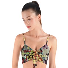 Little Bird 1 1 Woven Tie Front Bralet by bestdesignintheworld